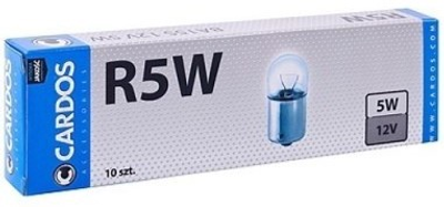 Zestaw żarówek samochodowych Cardos Accessories R5 W 12 V 10 szt (K2 AOR5)