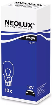 Zestaw żarówek samochodowych Neolux Standard N921 W16W 12 V 10 szt (4052899254411)