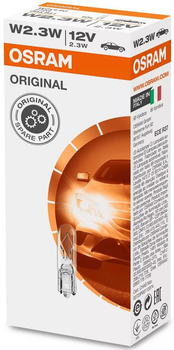 Набір автомобільних лампочок Osram Original 2723 W2.3W 12 В 10 шт (4008321094834)