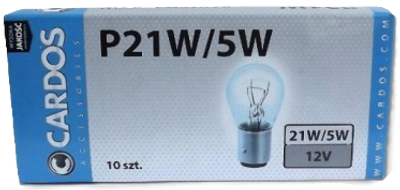 Zestaw żarówek samochodowych Cardos Accessories P21/5W 12 V 10 szt (K2 AOP215)