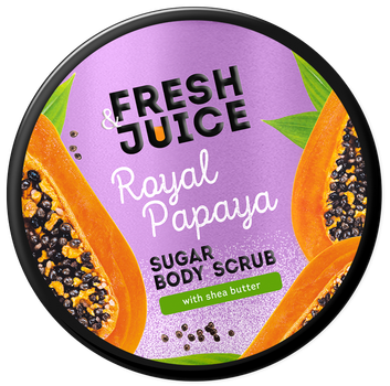 Цукровий скраб для тіла Fresh Juice Royal Papaya 200 мл (4823015946165)