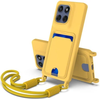 Защитный чехол Reframe Silicone Holder для Motorola Edge 60 / Edge 60 Fusion - Yellow
