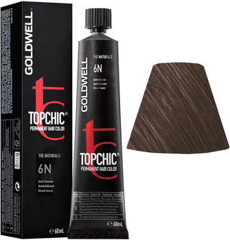 Фарба для волосся Goldwell Topchic trwała 6N 60 мл (4021609000105)