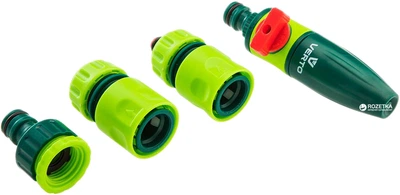 Ороситель Verto прямой с соединителями и коннектором 1/2" (15G711)