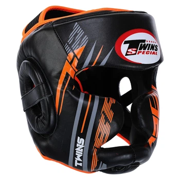 Шолом боксерський Twins TBS123 L Чорно-жовтогарячий