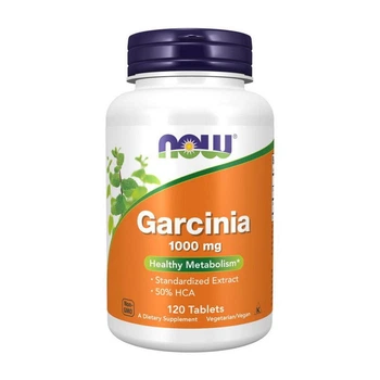Гарцинія камбоджійська для схуднення NOW Garcinia 1000mg 120Tab