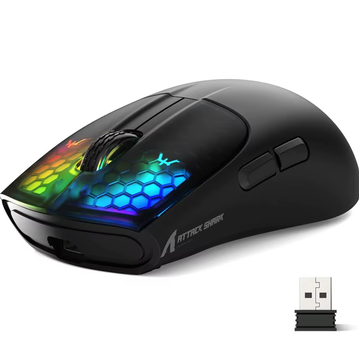 Беспроводная игровая мышка Attack SHARK X5 Wireless Gaming Mouse 4000 DPI, RGB