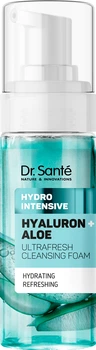 Ультраосвіжаюча очищувальна пінка для обличчя Dr.Sante Hydro Intensive Cleansing Foam Гіалурон + Алое 150 мл (4823015946783)