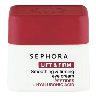 Разглаживающий крем для контура глаз SEPHORA LIFT & FIRM — против морщин, тёмных кругов, 20 ml