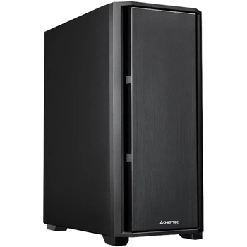 Комп'ютерний корпус Miditower для ATX, microATX, Mini-ITX, чорний, без блоку живлення, 215×390×485 мм