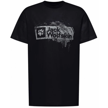 Футболка Jack Wolfskin Brand T M S Темно-синий (1109-4064886461061)