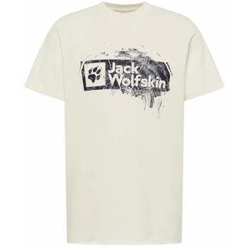Футболка Jack Wolfskin Brand T M XXL Кремовый (1109-4064886460613)