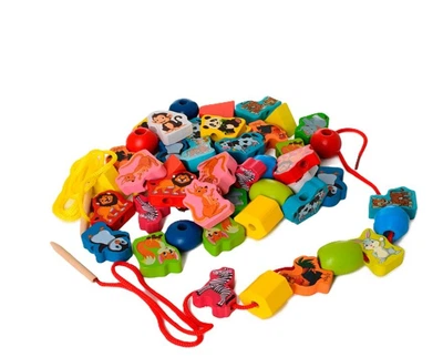 Деревянная игрушка Шнуровка MD 0344