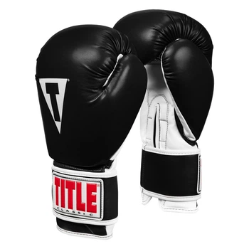 Боксерські рукавиці TITLE Classic Pro Style 3.0 Black/White 14 oz (CVVTG3 14 BK/WH)