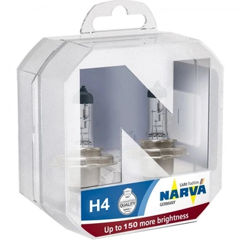 Галогенові лампи H4 "Narva" Range Power 60/55w +150% (58971)