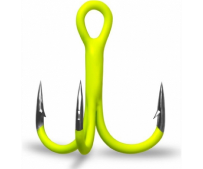Тройник Gurza Round Treble ST-36 UV Chartreuse K-2509-008 Салатовый