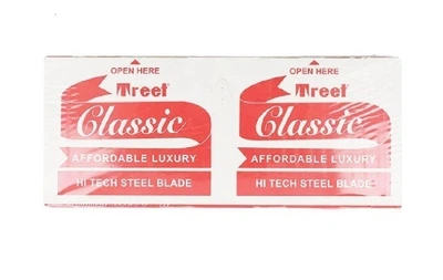Двухсторонние лезвия Treet classic 200 шт (20*10)