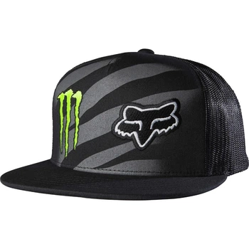 Кепка летняя снепбэк Fox Monster Energy черная