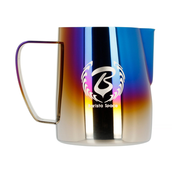 Dzbanek do mleka Barista Space Half Blue ze stali nierdzewnej niebieski 350 ml (797442170896)