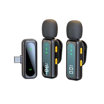 Микрофон беспроводной двойной Type-C iPhone 16/15 Android Xiaomi J21