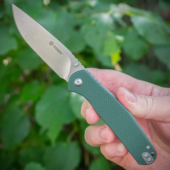 Ніж складаний Ganzo G6804-GR, сталь 8Cr14Mov, G10 Зелена