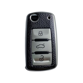 Чехол на ключ Skoda (ключ 2, чехол 15)