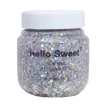 Глиттер-гель для лица, волос и тела Hello Sweet Silver 150 мл