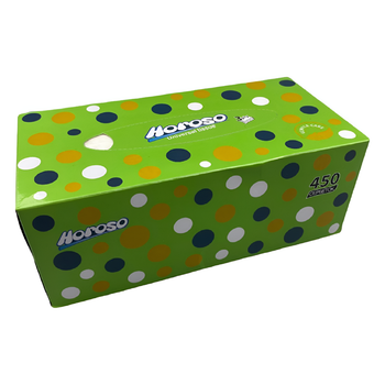 Серветки паперові в коробці Horoso HR-02 3-х шарові, 20х20 см, 450 штук в упаковці