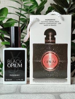 Парфумована вода для жінок (версія Yves Saint Laurent Black Opium) у сумочці 50 мл