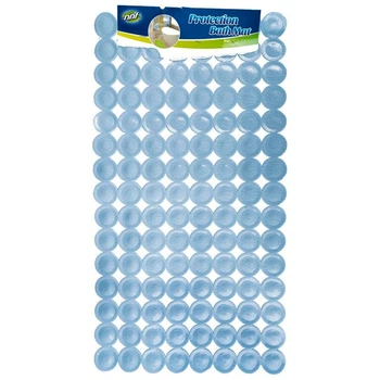 Коврик противоскользящий Protection Bath Mat "Bubble" 38 х 68 см (WW00588) Голубой
