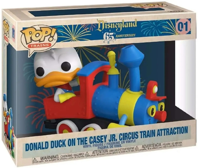 Figurka Funko POP! Trains Disneyland 65th Anniversary Donald Duck on the Casey Jr. Circus Train Attraction 01 (0889698509473)