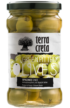 Terra Creta оливки зелені без кісточок 290 г (19450899)