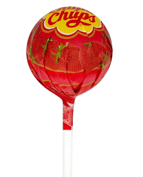 Подарунковий Гігантський Chupa Chups Mega Strawberry зі смаком Полуниці 20шт 240 г