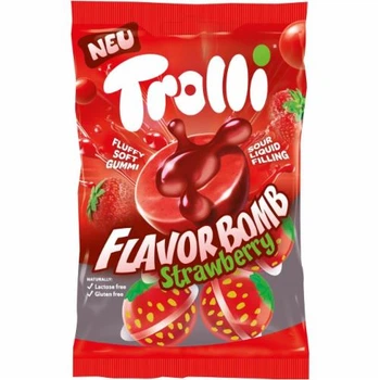 Цукерки желейні Trolli Flavor Bomb Strawberry - 75 g
