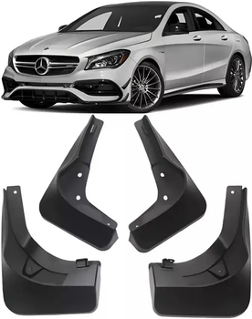 Брызговики для AMG Mercedes-Benz CLA class C117 2013-2018, комплект 4шт.