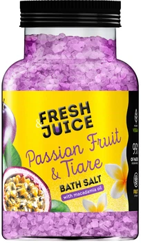 Соль для ванн Fresh Juice Passion Fruit & Tiare 700 г (4823015946233)