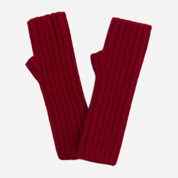 Митенки женские вязаные Malisa Міра 10-5012-LR-31 One Size Вишневые