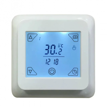 Программируемый терморегулятор In-Therm WL 91 White с датчиками температуры пола и датчиком температуры воздуха