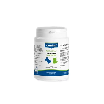 Мінеральний комплекс Canina Petvital Arthro-Tabletten для собак та котів для проблемних суглобів 180 г 180 табл.