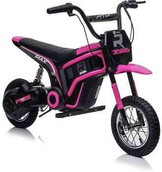Motor Crossowy dla dzieci LEAN Toys Strong na akumulator SX2328 Różowy 19520 (5905991008958)