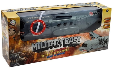Військовий літак LEAN Toys Військова база зі світлом і звуком 5036 (5907625588935)