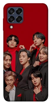 TPU чохол Demsky BTS in red для Samsung Galaxy M33 5G