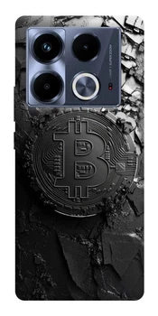 TPU чохол Demsky Dark bitcoin для Infinix Note 40 4G