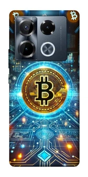 TPU чохол Demsky Neo bitcoin для Infinix Note 40 Pro 4G