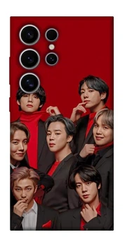 TPU чохол Demsky BTS in red для Samsung Galaxy S25 Ultra