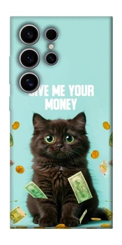 TPU чохол Demsky Money cat для Samsung Galaxy S25 Ultra