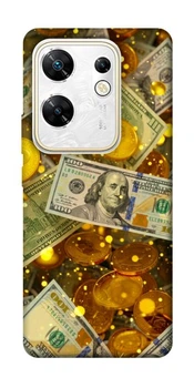 TPU чохол Demsky Gold and dollars для Infinix Zero 30 4G