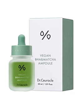 Ампульна сироватка з BHA кислотою та екстрактом чаю матча Dr.Ceuracle Vegan BHA&Matcha 30 мл