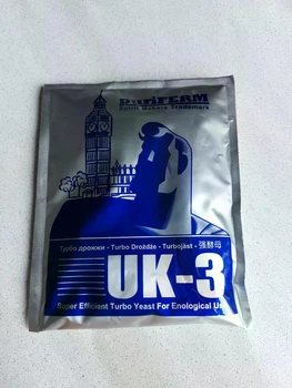 Турбо дріжджі Puriferm UK-3 для швидкого бродіння, 112 г