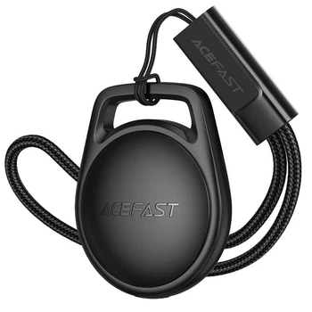 Розумний брелок для пошуку Bluetooth-трекер сумісний з Apple ACEFAST S2 Чорний